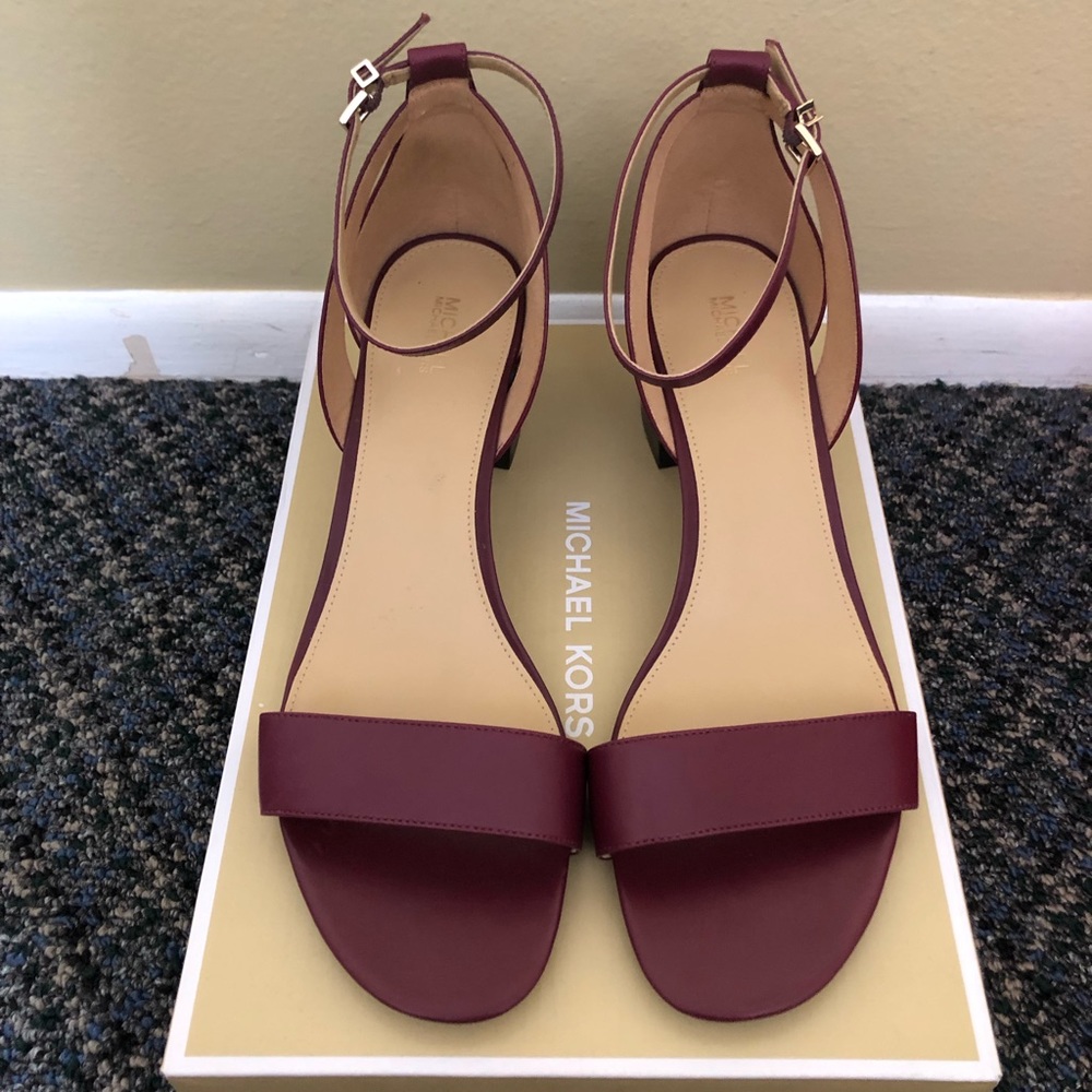 Michael Kors Cardi Flex Mid Leather Sandal